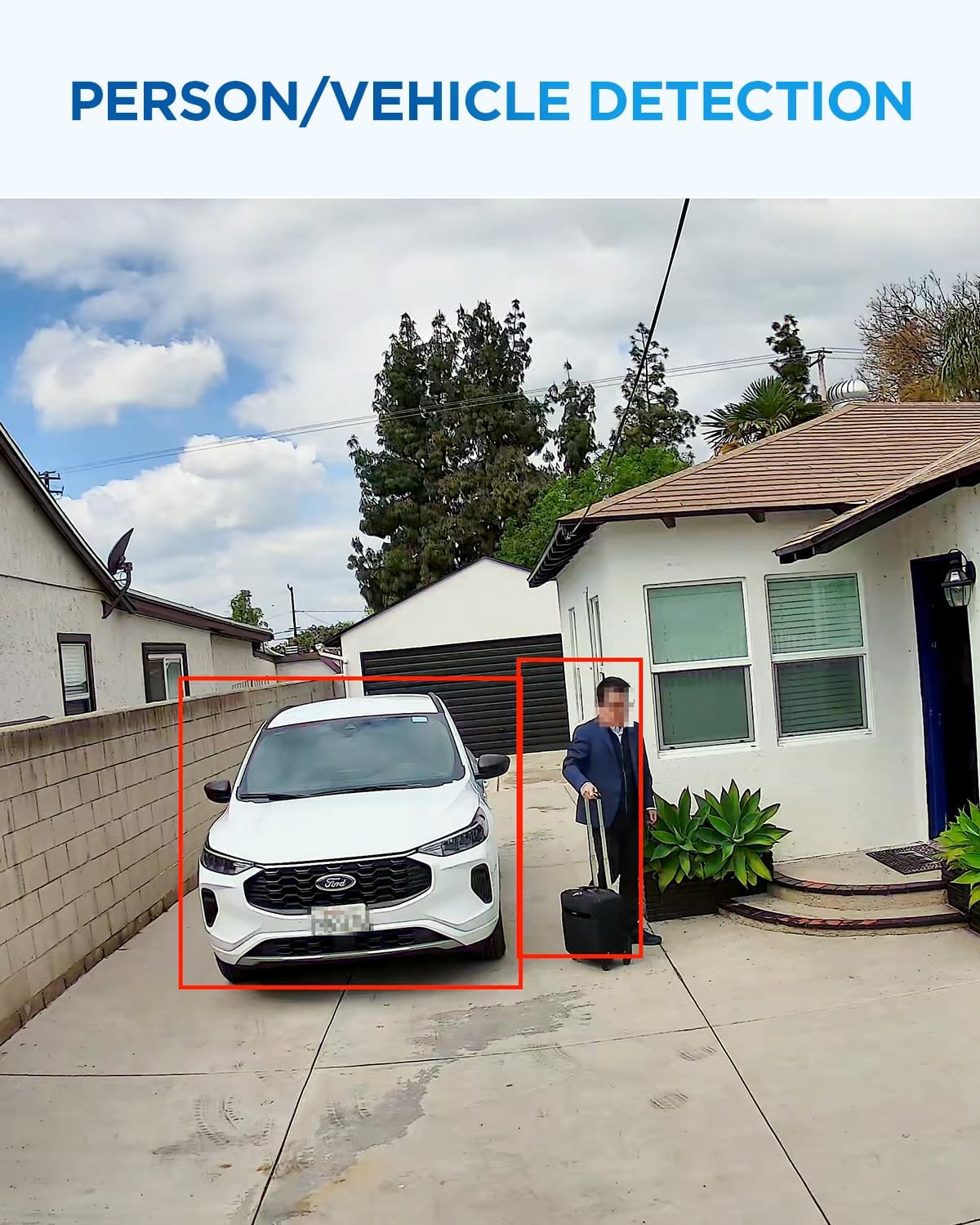 4COVR 4K PoE Security Camera System, AI Human Vehicle Detection, 4Pcs 8MP IK10 Vandal-Proof Dome IP Camera with Mic, 8CH 8MP H.265 NVR with 2TB HDD, IP67 Home Weatherproof Outdoor, LY54AB8M0804