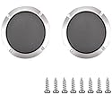 Lagogia 4" Universal Speaker Grille Mesh Cover, Round Decorative Ring Woofer Protection Grille Protective Cover for Cars Home Stereo DIY Accessories