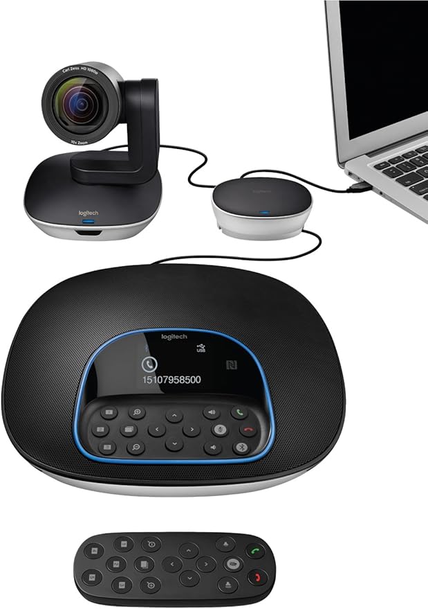 Logitech Group HD Video and Audio Conferencing System for Big Meeting Rooms