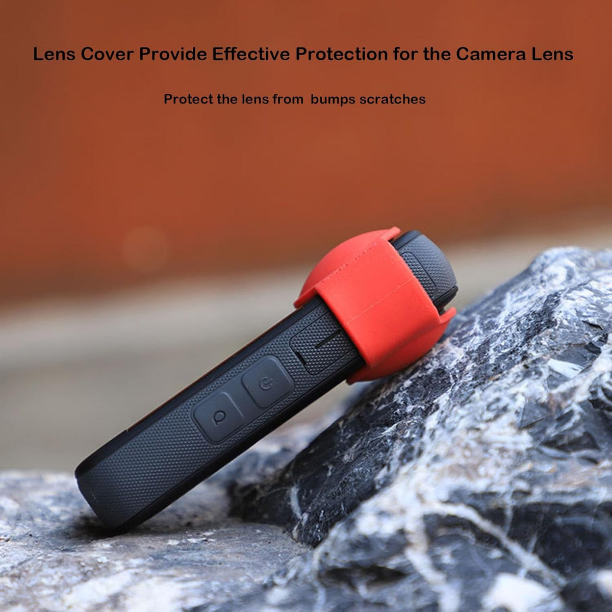 LICHIFIT Silicone Lens Cap Protective Case Cover for Insta360 X3 Action Camera Accessories