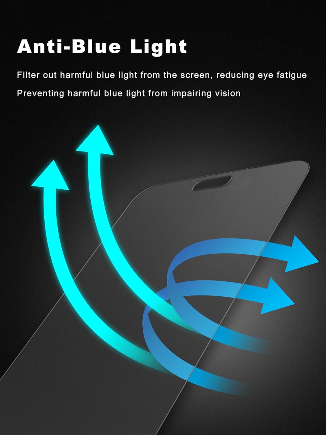 2 Pack Matte Screen Protector for iPhone 15 Pro 6.1 inch, Anti-Fingerprint & Anti-Glare Screen Protector Tempered Glass Easy Installation