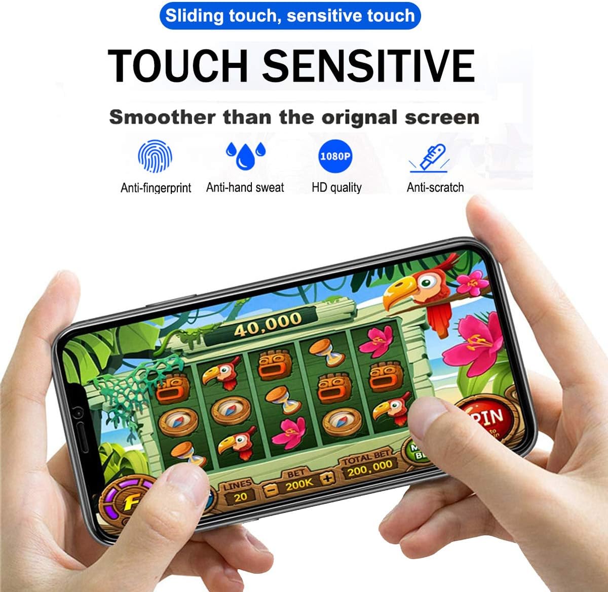 2Pack Hydrogel Screen Protector for iPhone 15 Pro Max | Anti-Spy, Case Friendly, High Sensitivity Soft TPU Film