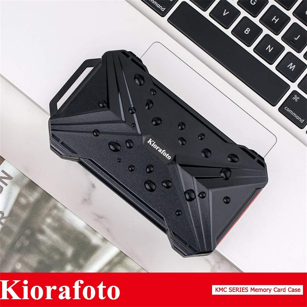 Memory Card Reader + 10 SD + 16 TF + 4 SIM, Magnetic Closure Memory Card Case Holder Organizer