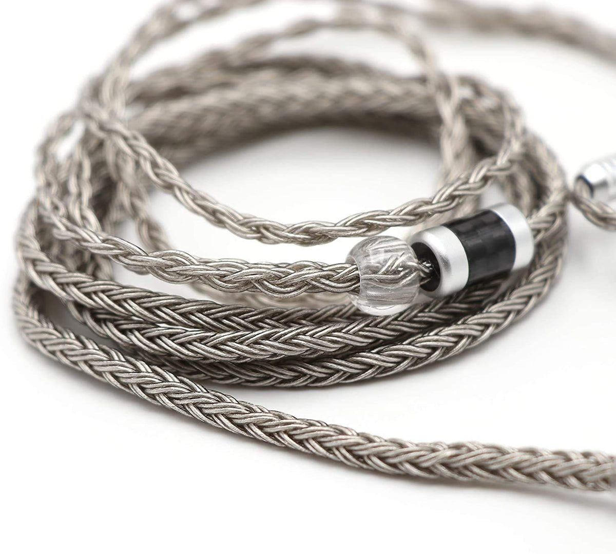 Linsoul Tripowin Zonie IEM Cable, 16 Core Silver Plated Earphone Upgraded Cords, 1.25m SPC in Ear Monitor Cable for 7hz Zero:2 Orchestra Lite Cadenza