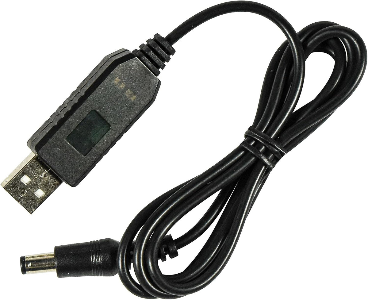 5V 12V HQRP USB to DC Step-Up Module Converter Cable Compatible with Household Electronics, Mobley Device, Portable DVD