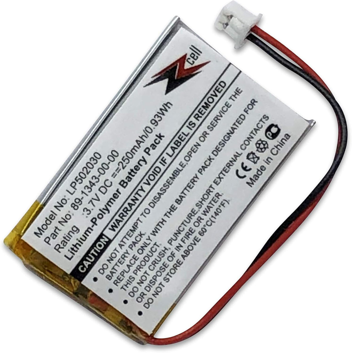 Battery Replacement for VXI Blue Parrott B250-XT, B250XT, Wireless Bluetooth Headset, Road Warrior (1)