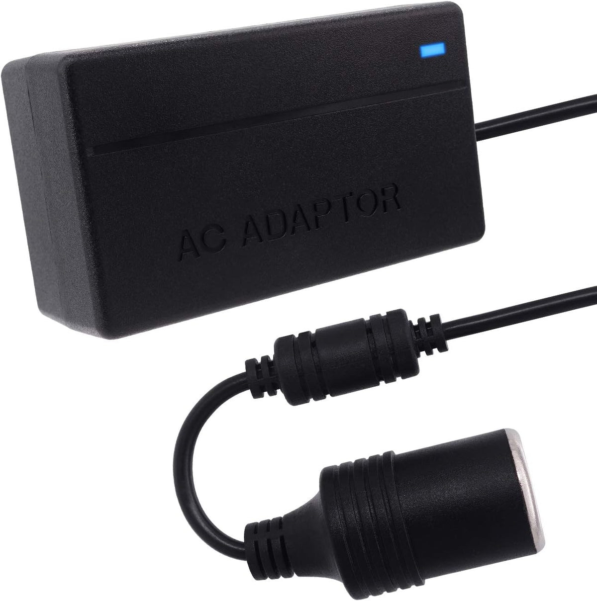 110V AC to DC 12V 2A Power Converter, Wall Plug to 12V DC Car Cigarette Lighter Socket Transformer