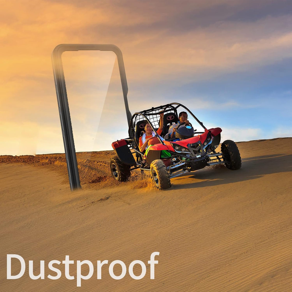 Waterproof Case for Samsung Galaxy A14 4G/5G, Snowproof, Dustproof, Shockproof, Full Body Protection, Black