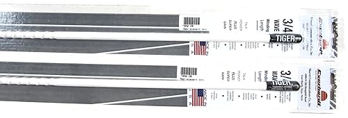 Lot of 2 Everhardt TSM2-W 3/4 Wave 2 ft Fiberglass “Super Flexâ€ CB Radio Antenna - White