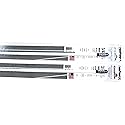 Lot of 2 Everhardt TSM2-W 3/4 Wave 2 ft Fiberglass “Super Flexâ€ CB Radio Antenna - White