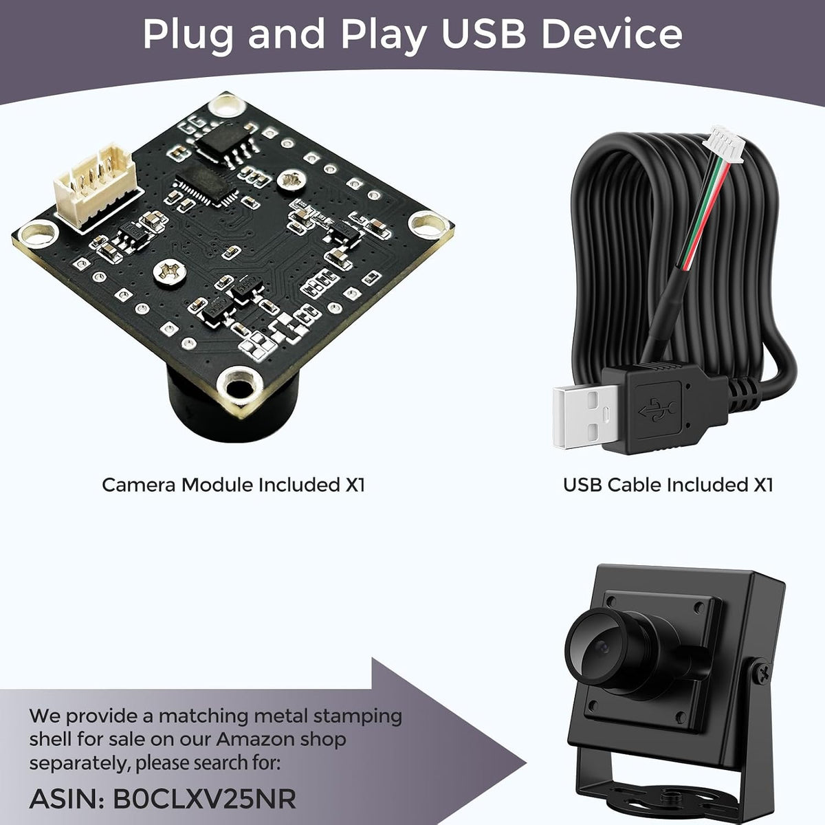 innomaker 720P 2.0 120 USB UVC Camera with DFOV for Raspberry Pi, Jetson Nano, Embedded Hardware - Support Windows