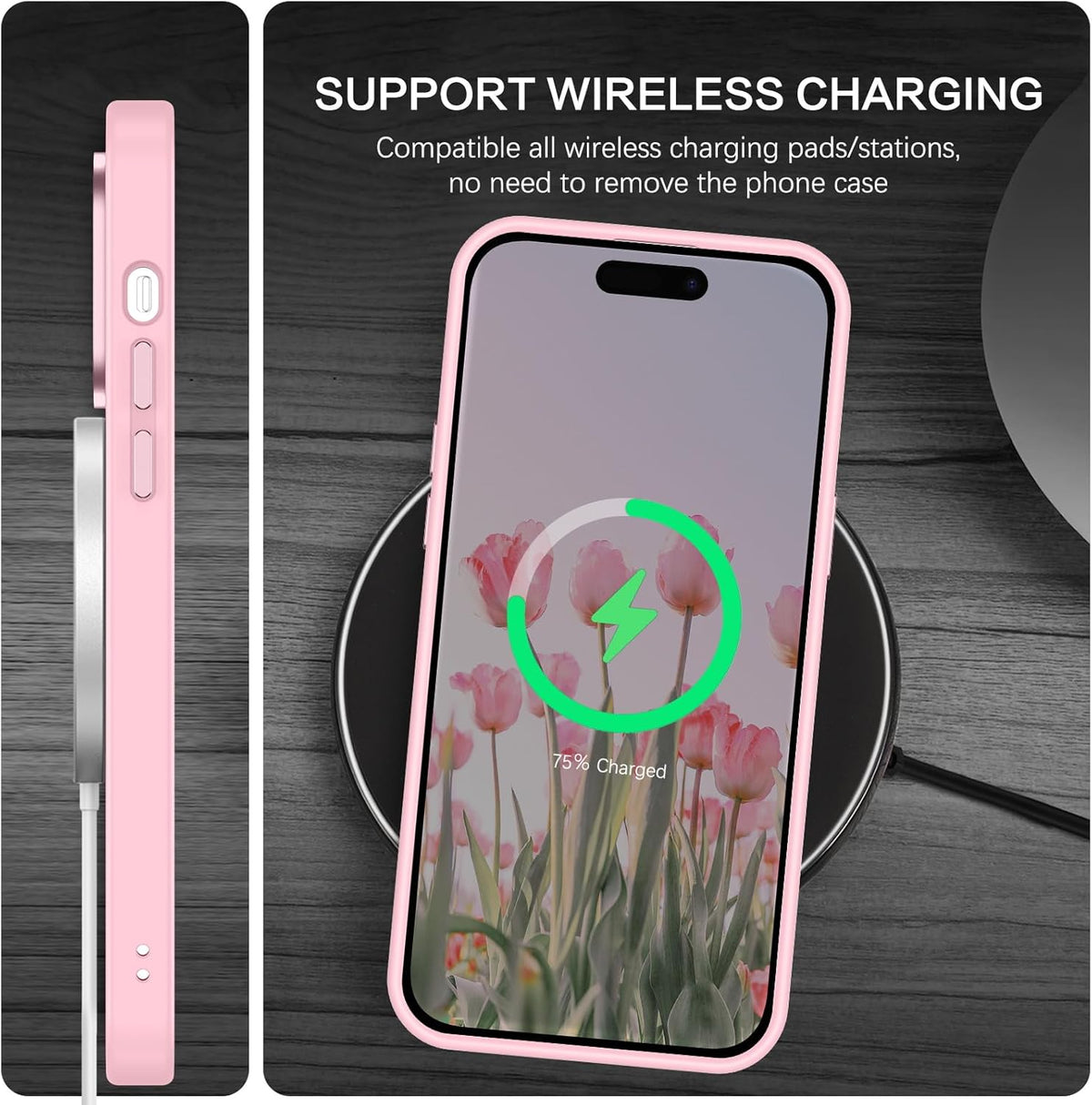 BENTOBEN iPhone 14 Pro Case, Tender Pink [Compatible with Magsafe] Slim Fit Shockproof Protective Cover (6.1")