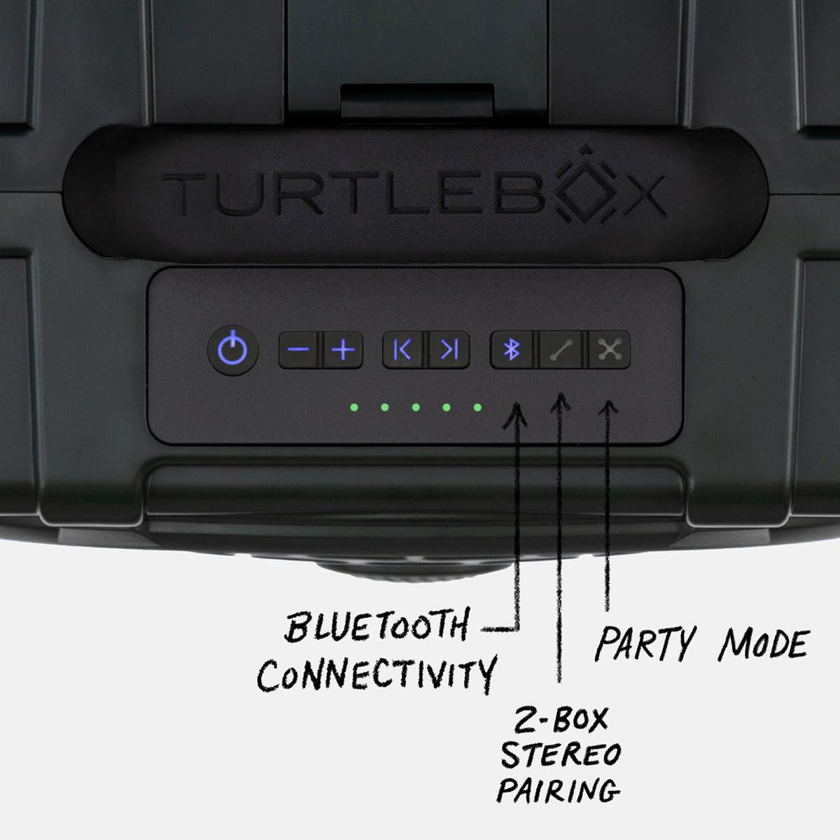Turtlebox Original Gen 3: Portable Outdoor Bluetooth Speaker – Ultra-Loud (120dB), Waterproof (IP67), Rugged, Impact-Resistant, 3-Day Battery | Party Mode: Unlimited Pairing Stereo, Green/Yellow