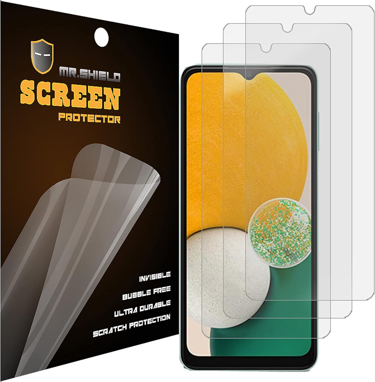 Mr.Shield [3-PACK] Anti-Glare Matte Screen Protector for Samsung Galaxy A14 5G/4G, PET Material