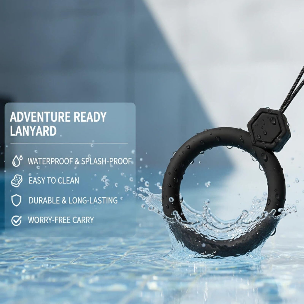 ZvveIIa Finger Lanyard Silicone Phone Strap
