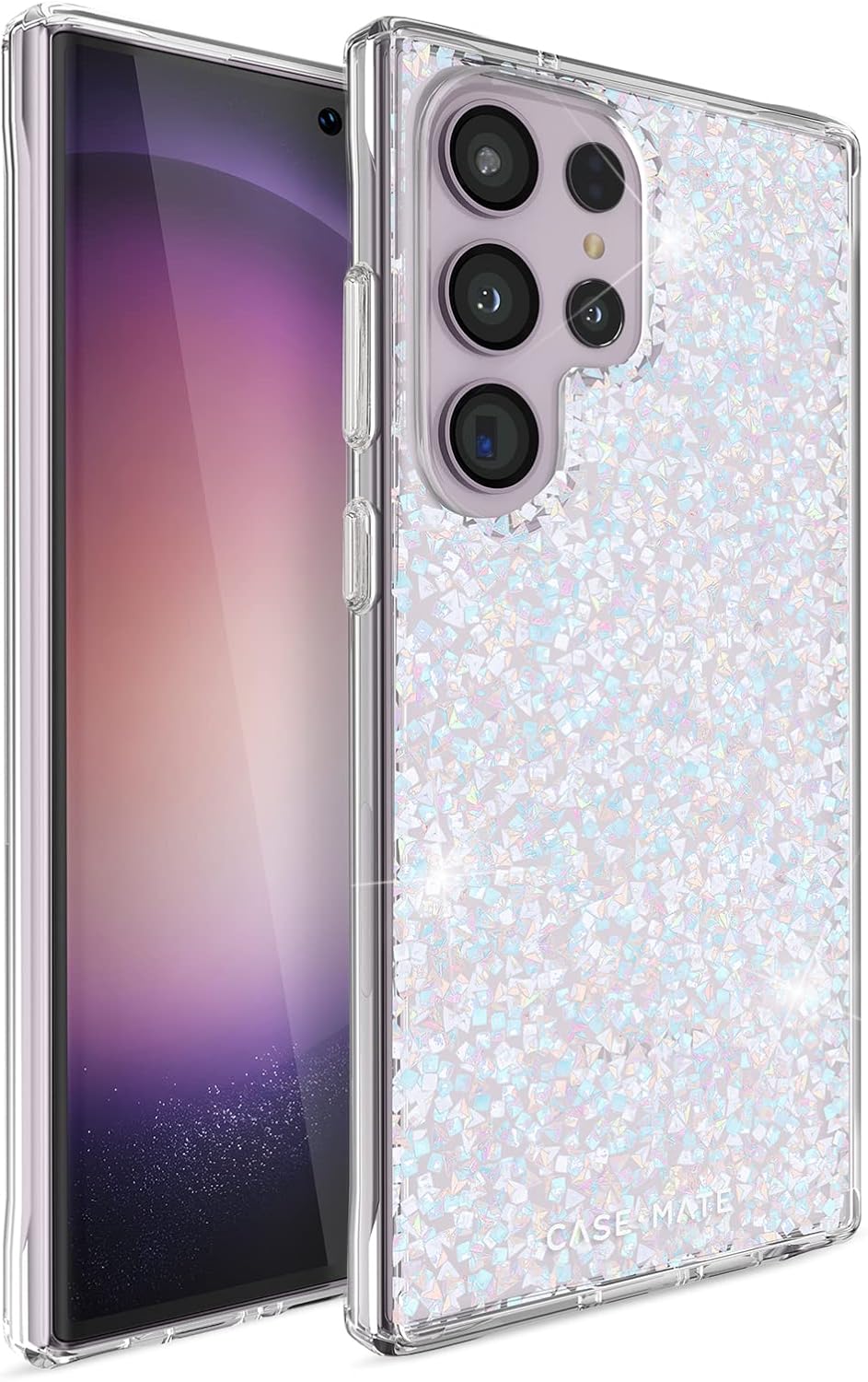 Case-Mate Twinkle Diamond Phone Case for Samsung Galaxy S23 Ultra [6.8"] with [12ft Drop Protection] & [Wireless