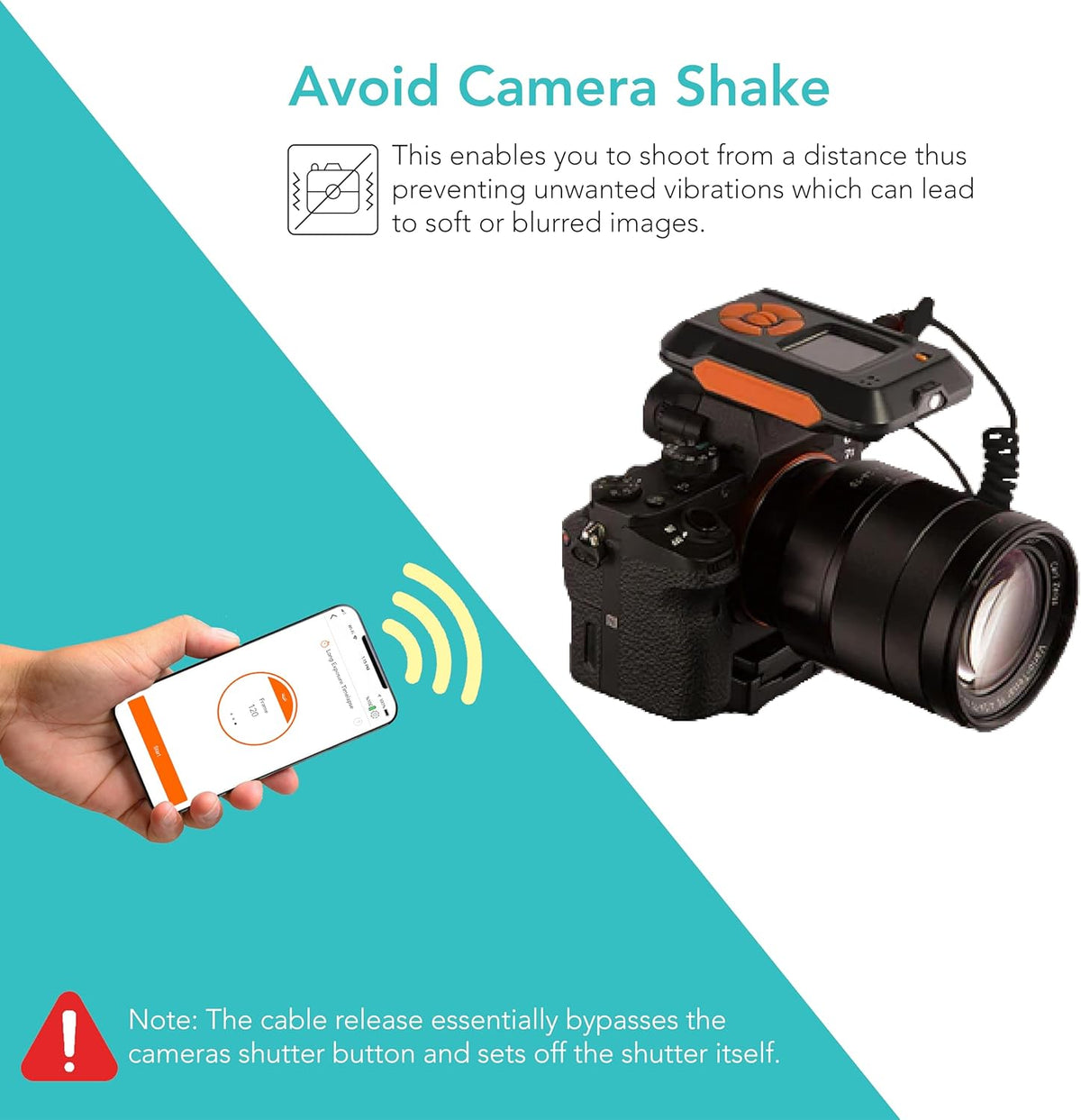 Foto&Tech 2.5mm-N1 10-PIN Remote Control Shutter Release Cable Cord Compatible with Miops Trigger & Nikon Cameras