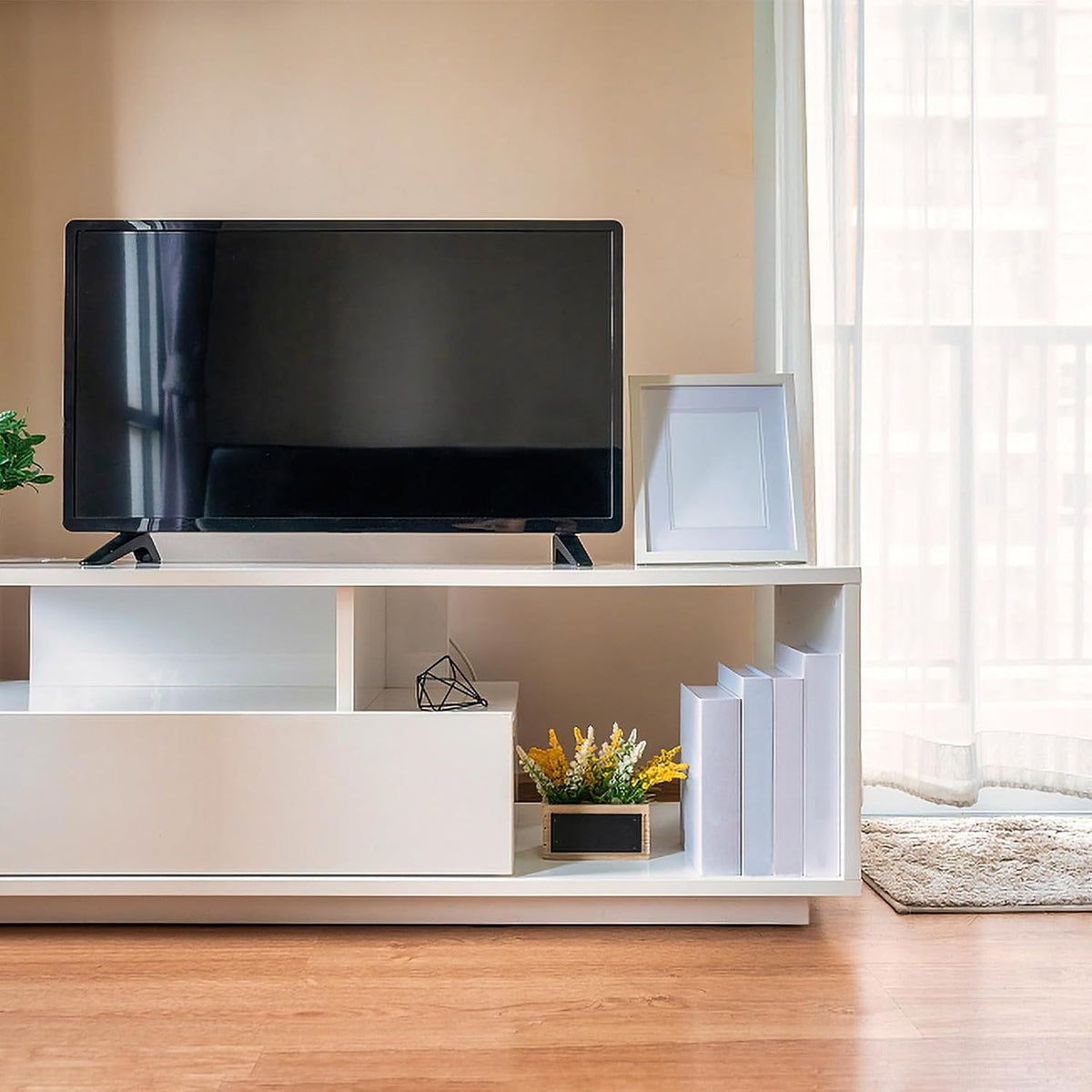 ifundom Tv Bracket and Replacement Tv Stand with Screws for Flat Screen Televisions for Home and Office Use