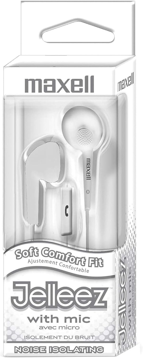 Maxell Jelleez Earset, White