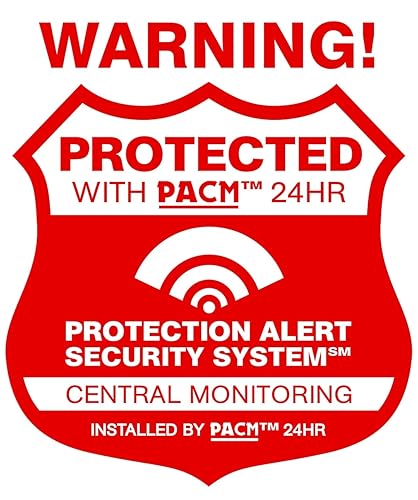 Propertguard® 18 Piece Deluxe Home Security Alarm System & Security Camera Decal Set