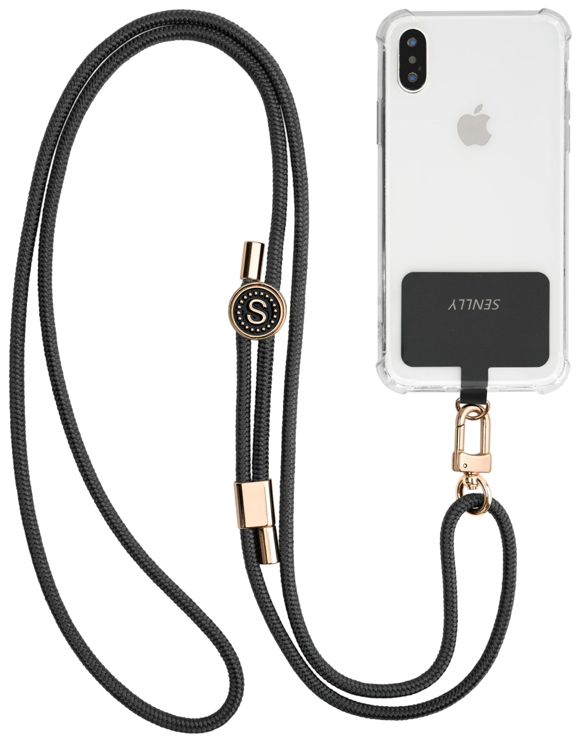 SENLLY Adjustable Cell Phone Lanyard with Ultra Thin Patch, Universal Neck Strap Compatible All Smartphone