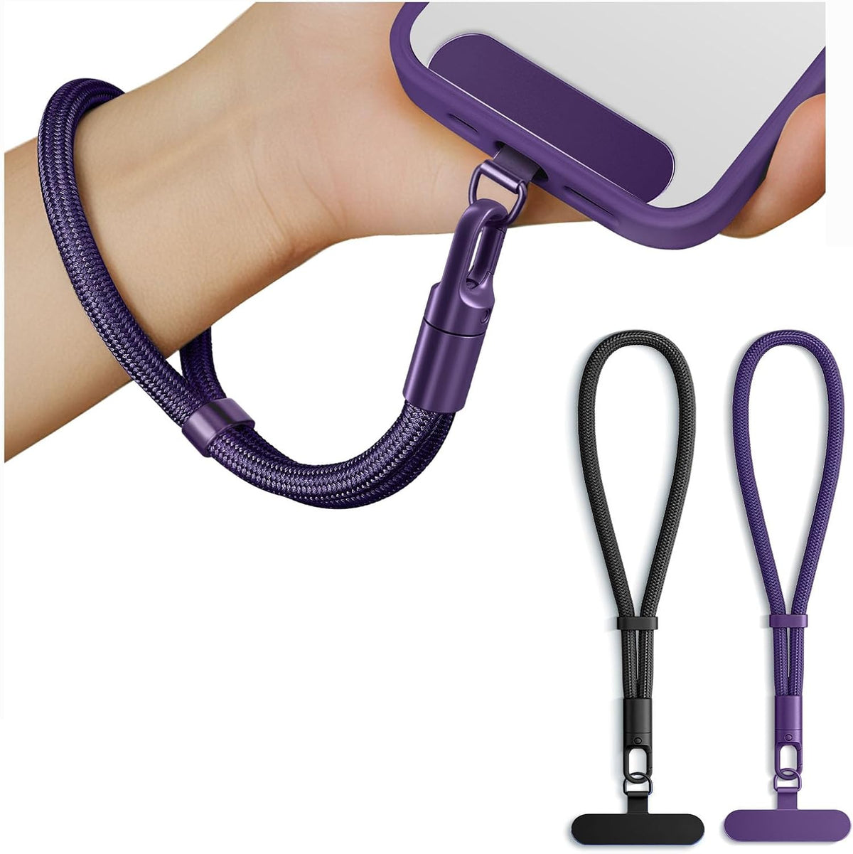 Phone Lanyard, Phone Wrist Strap for iPhone Case Camera, Anti Theft Strap Lanyard with 360° Rotating Hook, Wristlet Wrist for Cell Phone Charm Chain