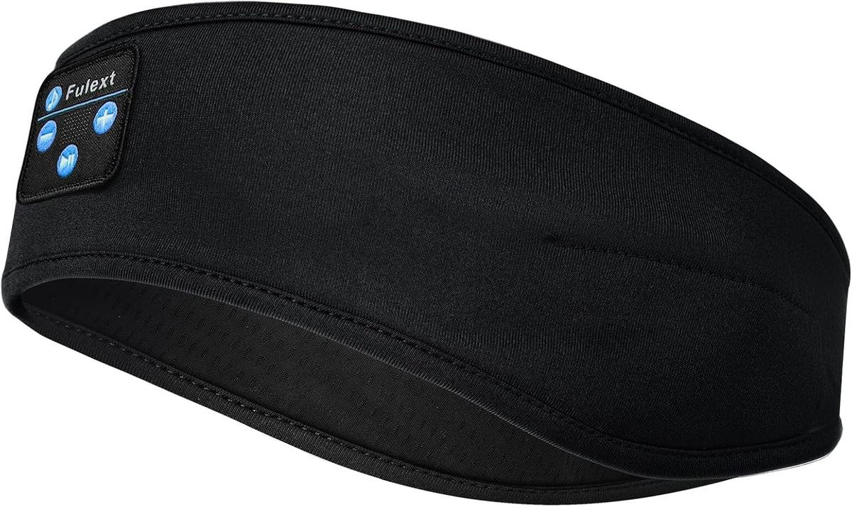 Bluetooth Sleep Headphones with Soft Eye Mask for Side Sleepers - Ideal for Travel, Yoga, Sports, and Housework.