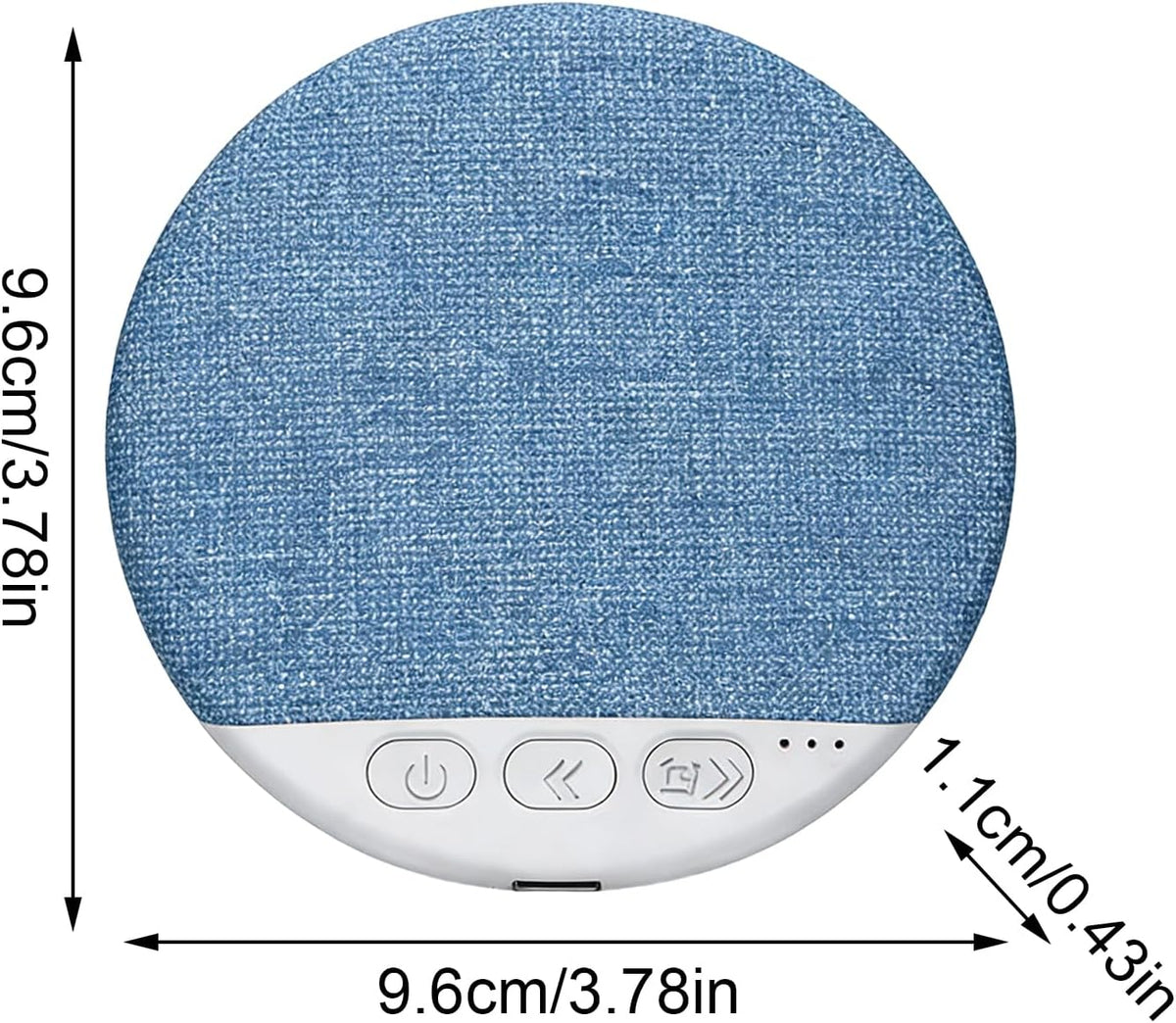 Generic Under Pillow Speaker for Sleep, Bone Conduction Under Pillow Sleep Speaker Timer, Private Bone Conduction