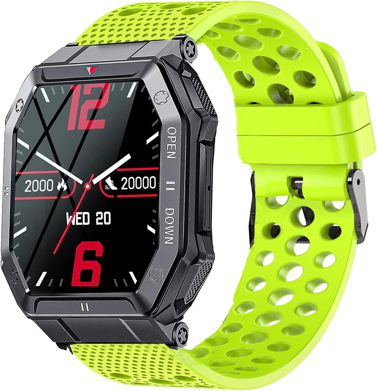 EIGIIS K55 Smartwatch Bands, Silicone Replacement Wristbands with Metal Buckle for KOSPET TANK T1 PRO/EIGIIS K22