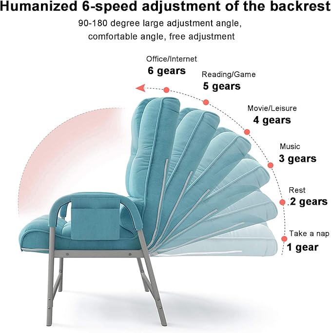 Office Chair Gaming Chair Computer Chair Fabric Office ChairErgonomic Computer Chair Home Modern Desk ChairTufted Executive Chair with Thick Seat and FootrestUpholstered High Back Confere