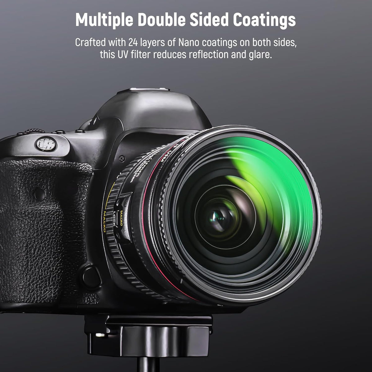 NEEWER 86mm UV Protection Camera Lens Filter - Multi Coated HD Optical Glass, Aluminum Alloy Ultra Slim Frame, Water