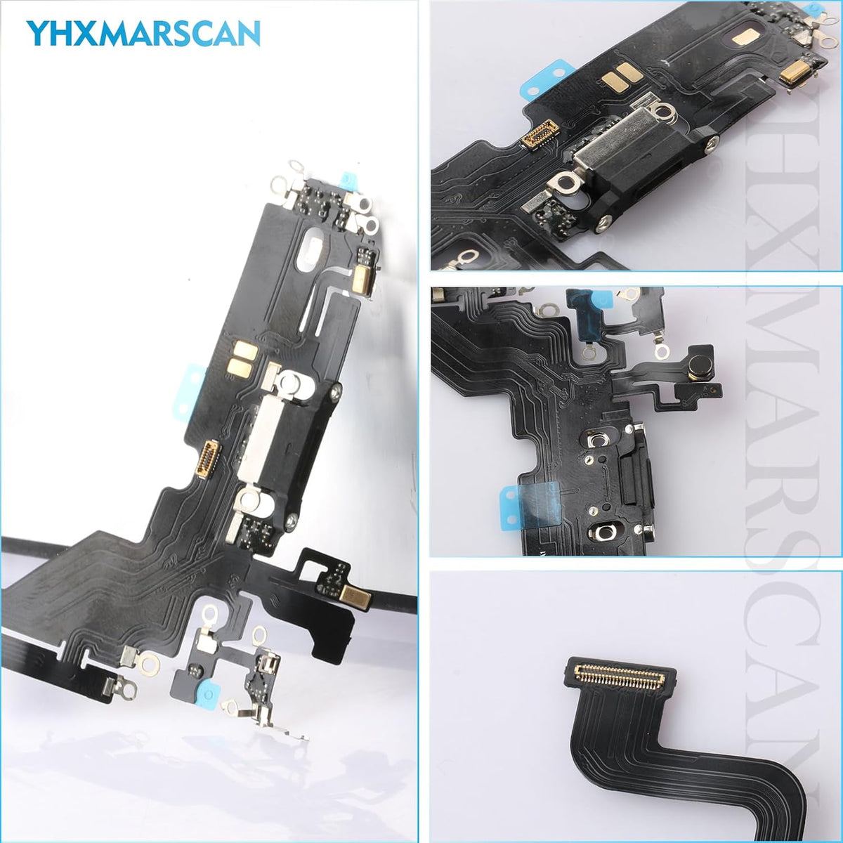 Dock Connector Replacement for iPhone 13 Pro USB Charging Port Flex Cable with Microphone Replacement Tools
