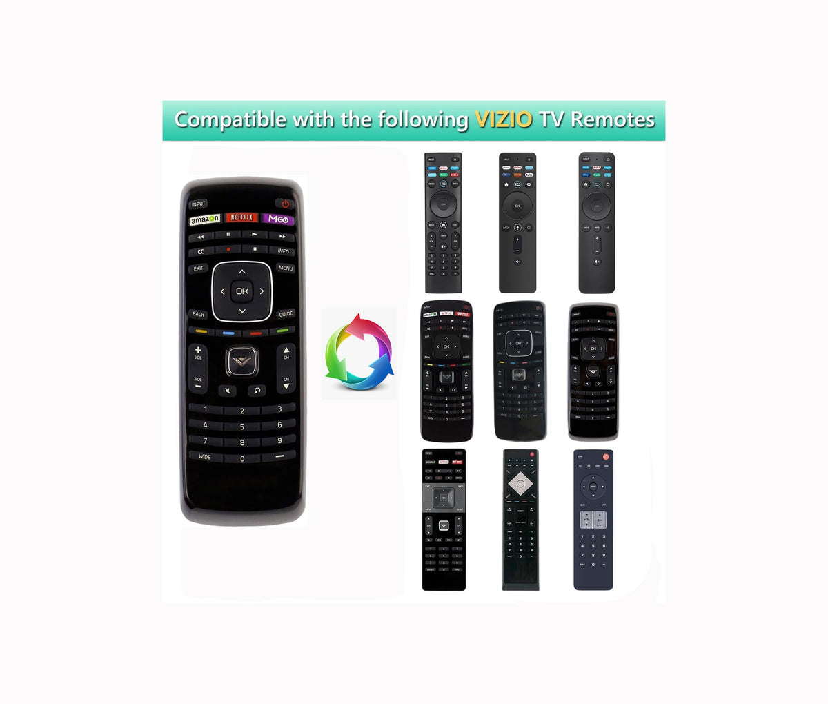 New Vizio Universal Remote Control for All VIZIO Brand TV, Smart TV - 1 Year Warranty