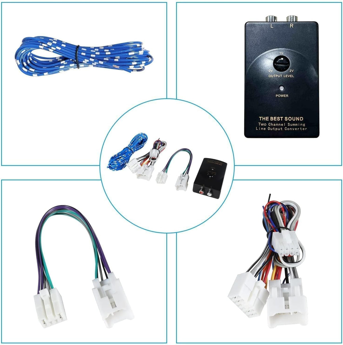 1988-2017 2012-2019 NuIth Car Radio Amp Amplifier Wiring Harness Adapter Compatible with Toyota Subaru Vehicle Non JBL