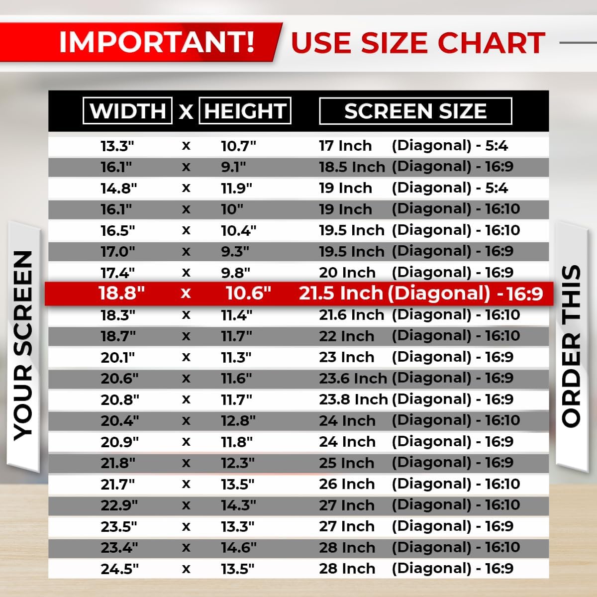 21.5 Inch 16:9 [2 Pack] Computer Privacy Screen Filter for Monitor - Privacy Shield and Anti-Glare Protector