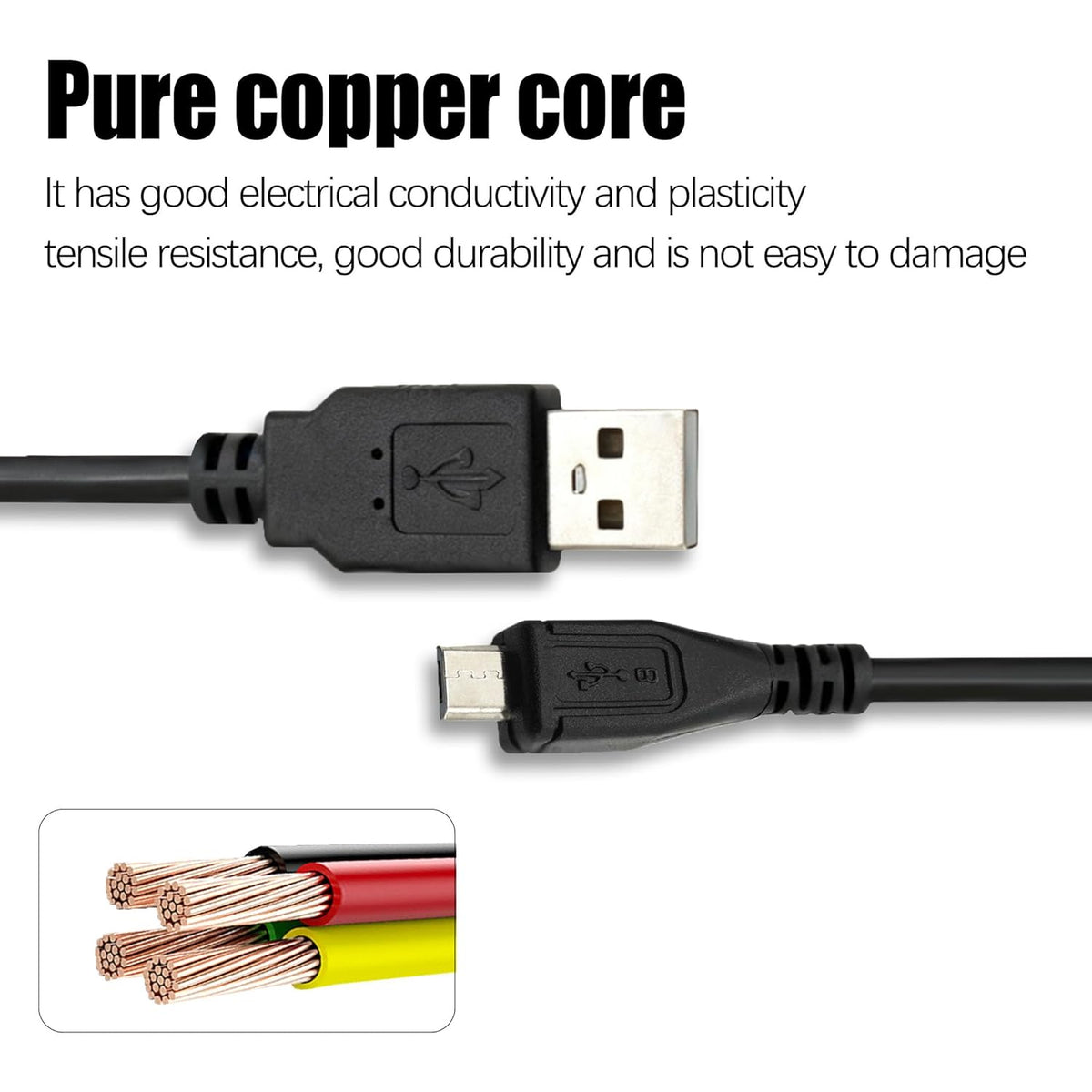 HSEUOPV (5FT) Replacement USB Charging Cable Compatible with Magicteam Sound Machines White Noise