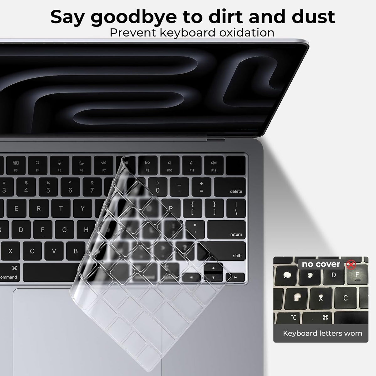 EooCoo 2026 2025 2024 2023 2022 2021 M5-M1 14/16, M5-M2 13/15, 2026 13, Premium Keyboard Cover Skin Protector, Laptop