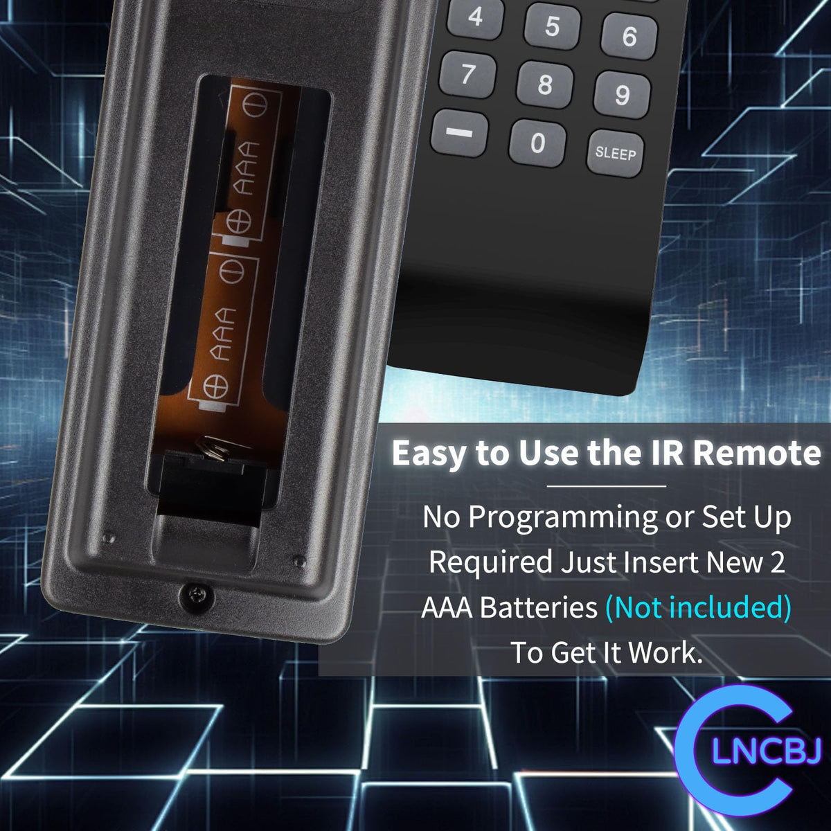 NH000UD Replace Remote Control for Emerson TV Remote Replace and for Sylvania TV Universal Remote LC320SLX LC195SLX