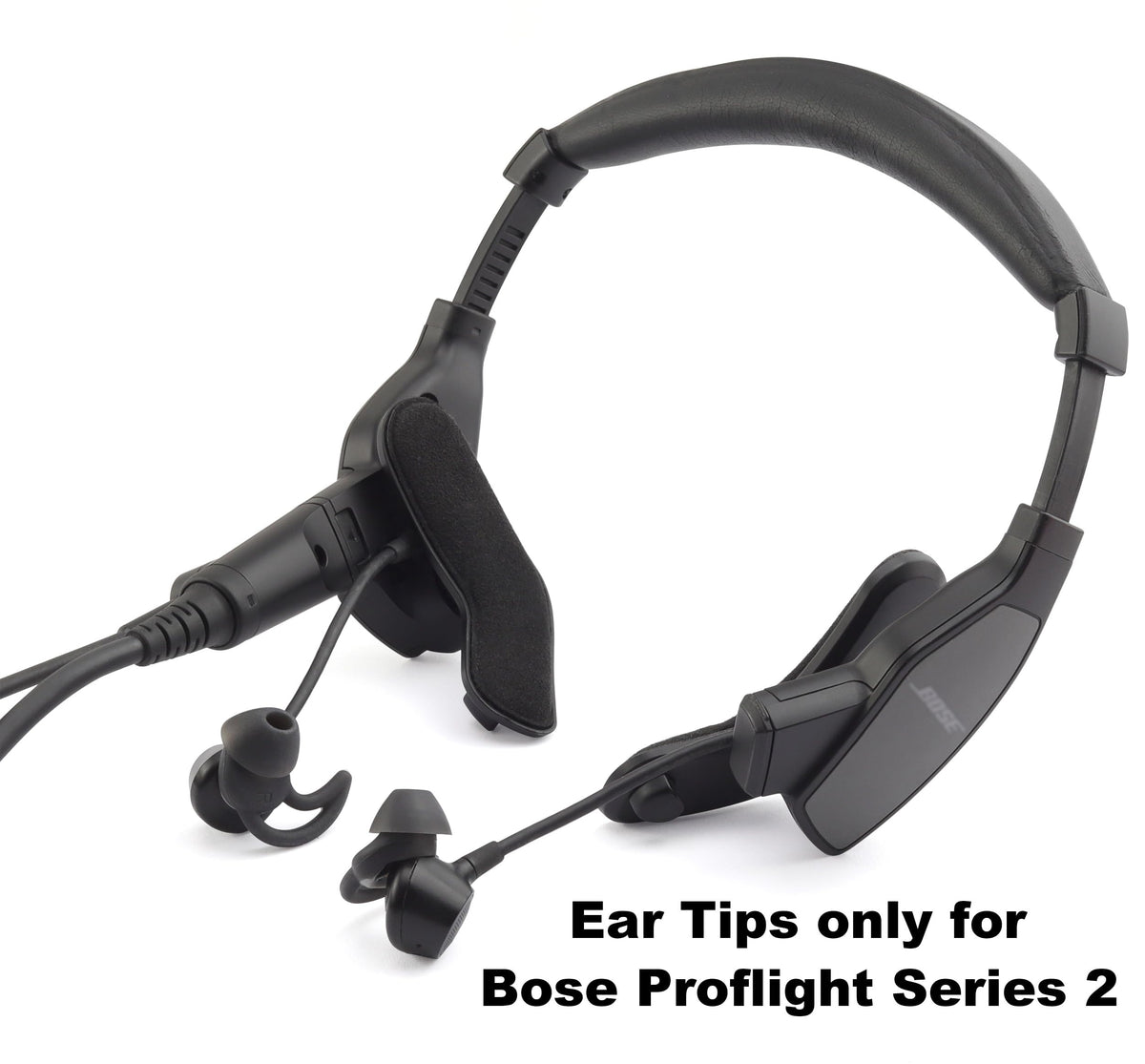 JCMOYUTY Ear Tips for Bose Proflight Series 2 Aviation Headset Replacement 6-Pack