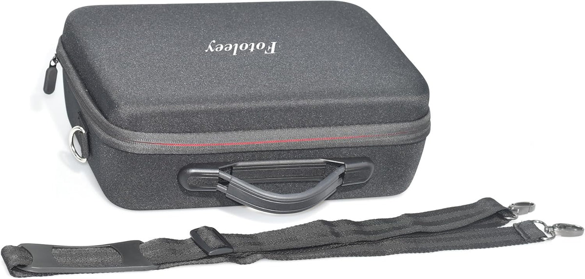 Fotoleey Carrying Case for Insta360 X4 Camera, Fits Waterproof Case and Selfie Stick, with Strap & Handle, EVA Material