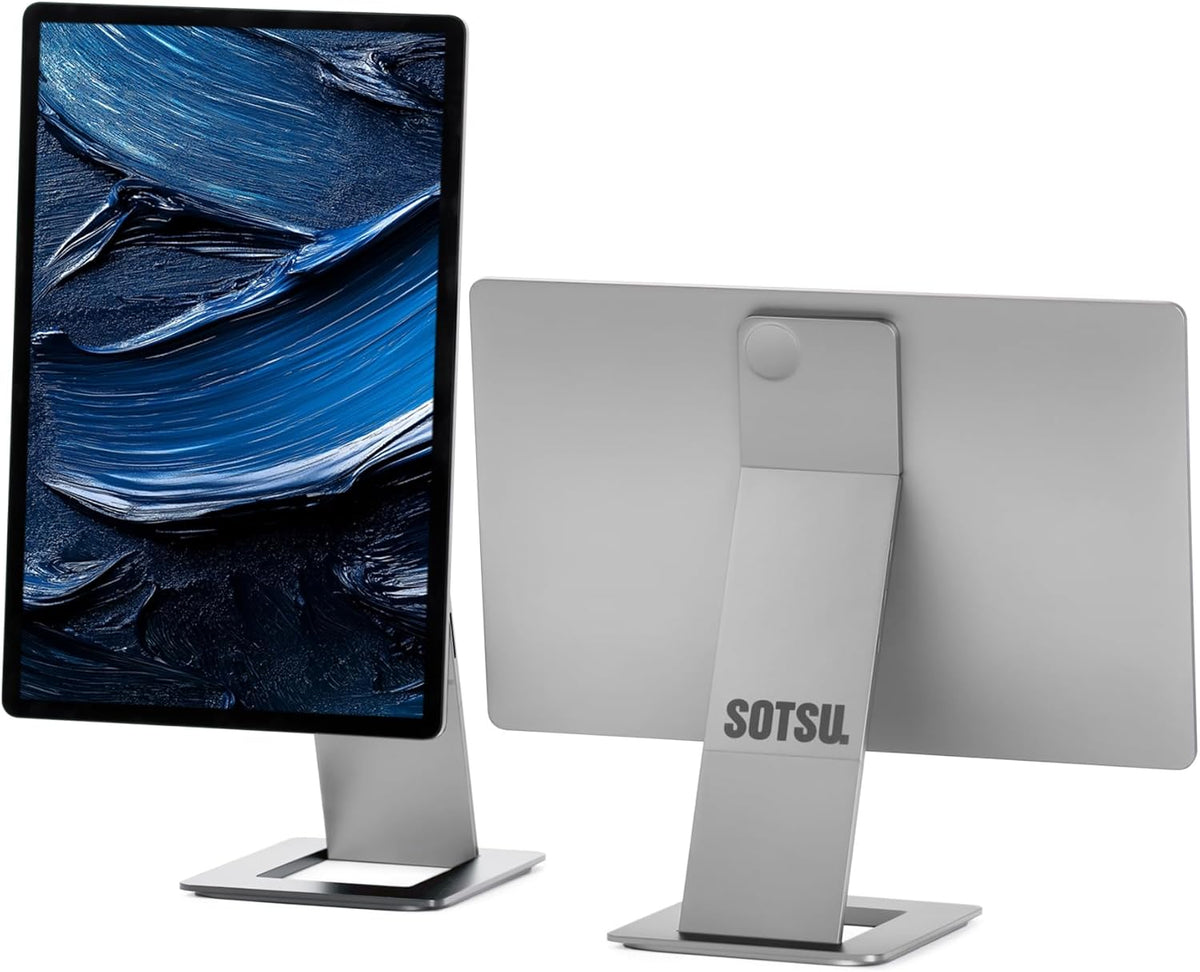 SOTSU FlipAction Pro 16" Gen2 Premium Portable Monitor | Super Compact | Pivot Rotate | 2560x1600 DCI P3 | 120Hz | 400 Nits | Full Metal CNC | Perfect Match for Mac and Windows (Metallic Gray)