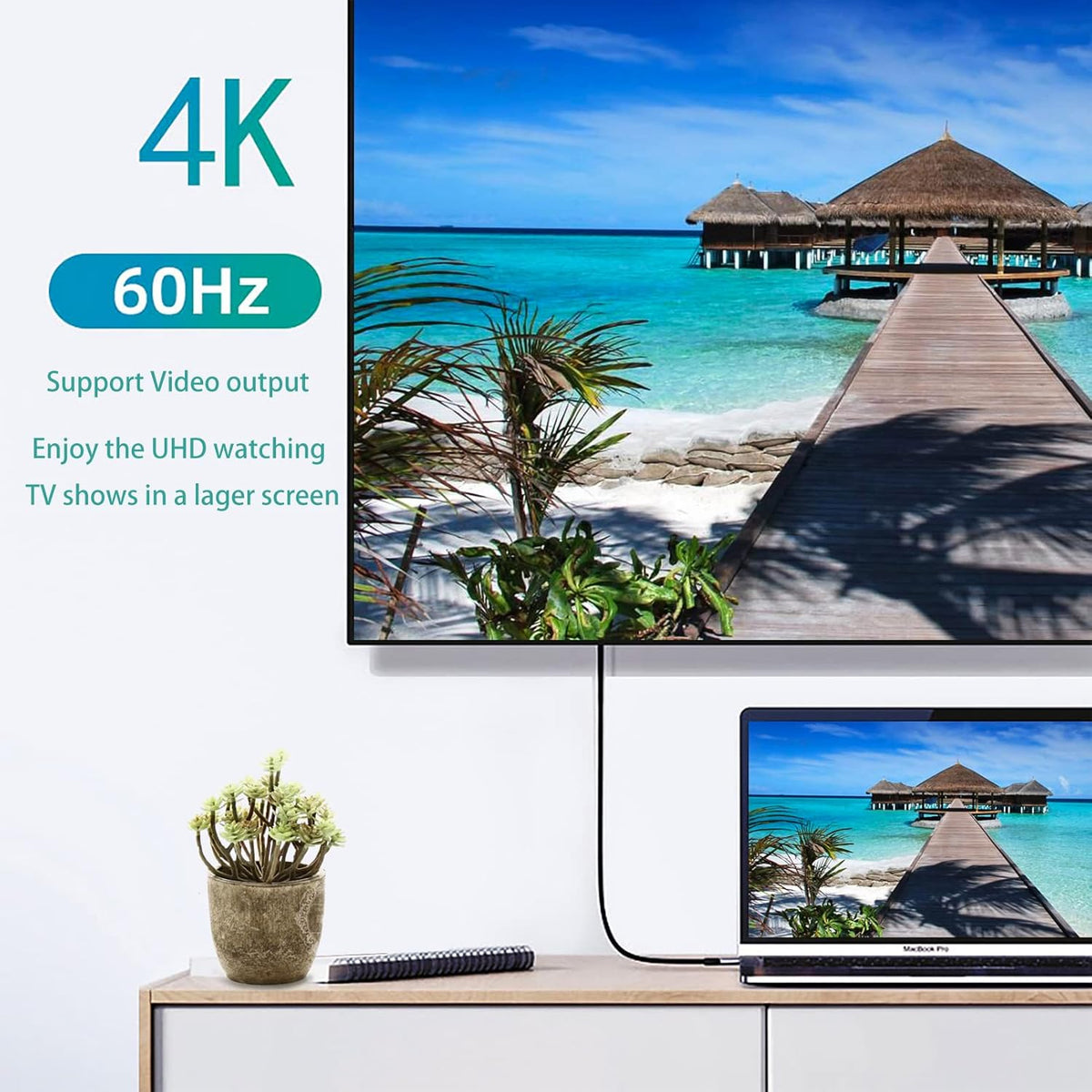 1FT USB C to USB C Cable 100W 2 Packs, Short USB C 3.1 Fast Charging PD Cord, 10Gbps High Speed Data, 4K@60Hz Video
