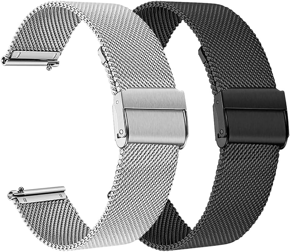 FitTurn Wrist Strap for HYSTORM Health Smart Watch 1.43", Replacement Metal WristBand for HYSTORM 1.43" Smartwatch