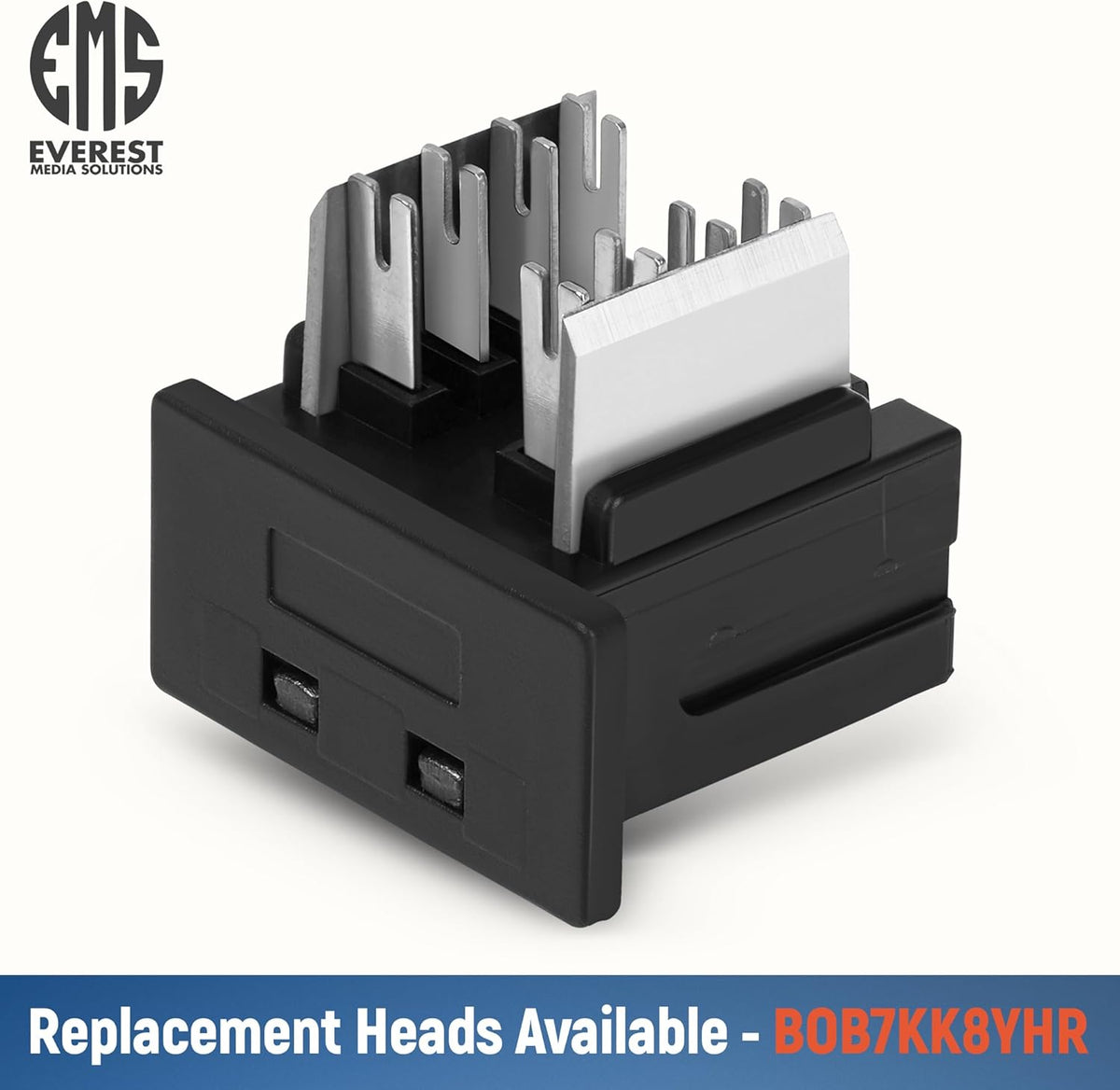 Everest easyJACK - 90° Angled Speed Termination Keystone Tool - Time Saver Network Punch Down Tool - To Be Used ONLY with Everest 90° Angled RJ45 Cat5e, Cat6a and Cat6 Keystone Jacks (B087N7QQD2)