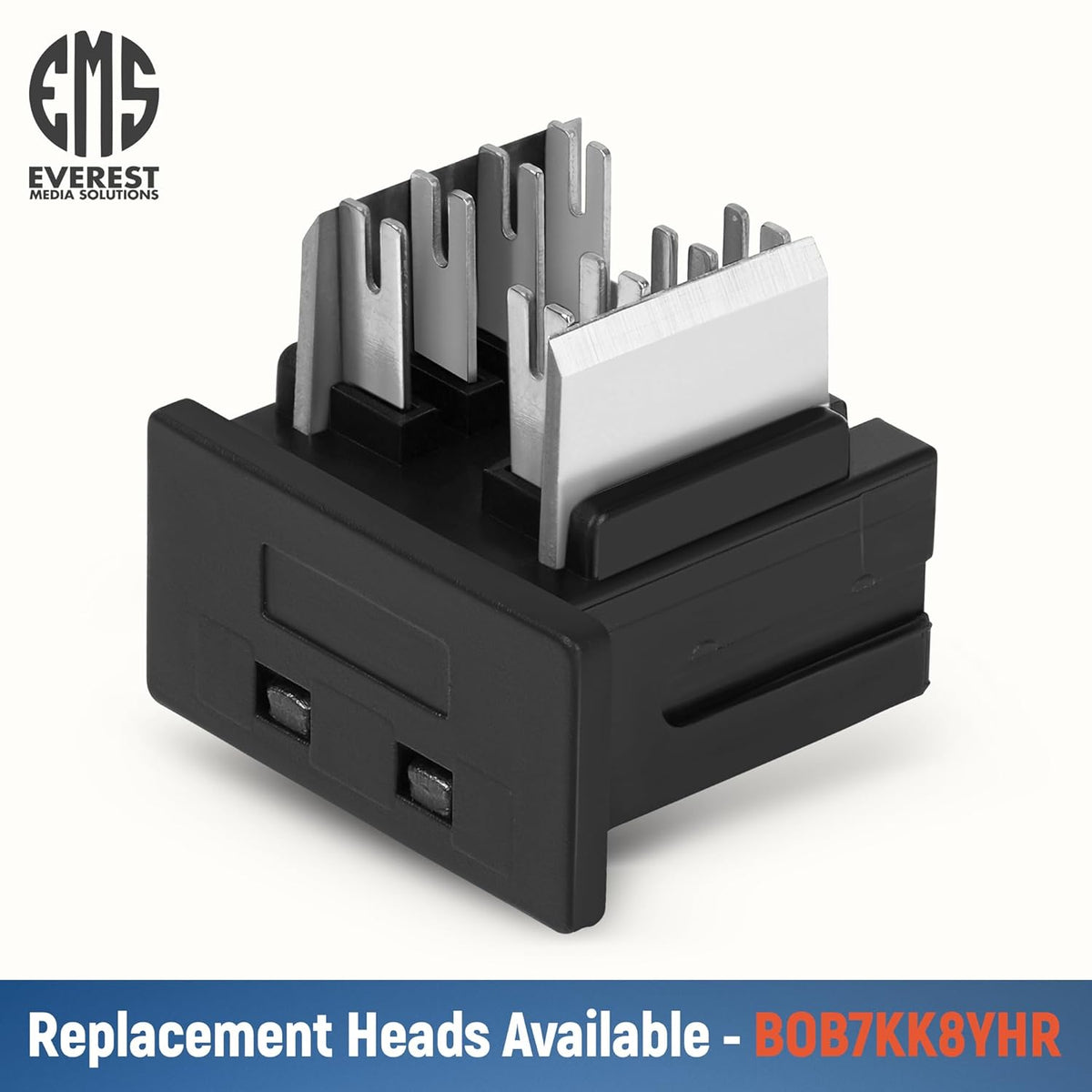 Everest easyJACK - 90° Angled Speed Termination Keystone Tool Set - with 20-Pack of RJ45 Cat6 Keystone Jacks in Gray (Slim Profile Design) - Time Saver Network Punch Down Tool Cat6