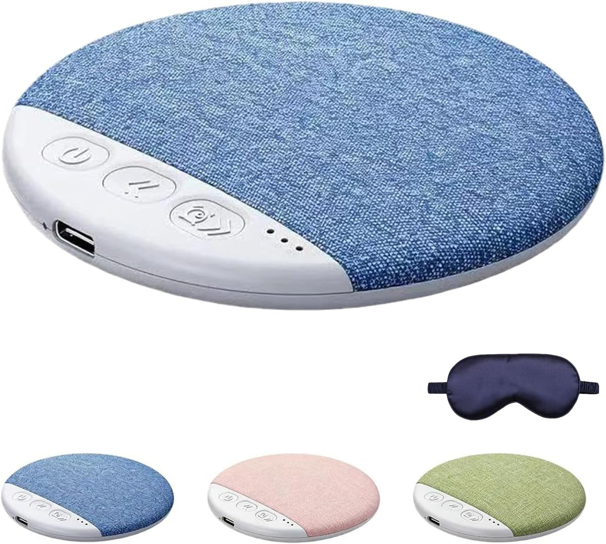 Generic Immersive Ultra-Slim Bluetooth Pillow Speaker for Sleeping, Ultra-Thin Bluetooth Sleep Aid Speaker with White