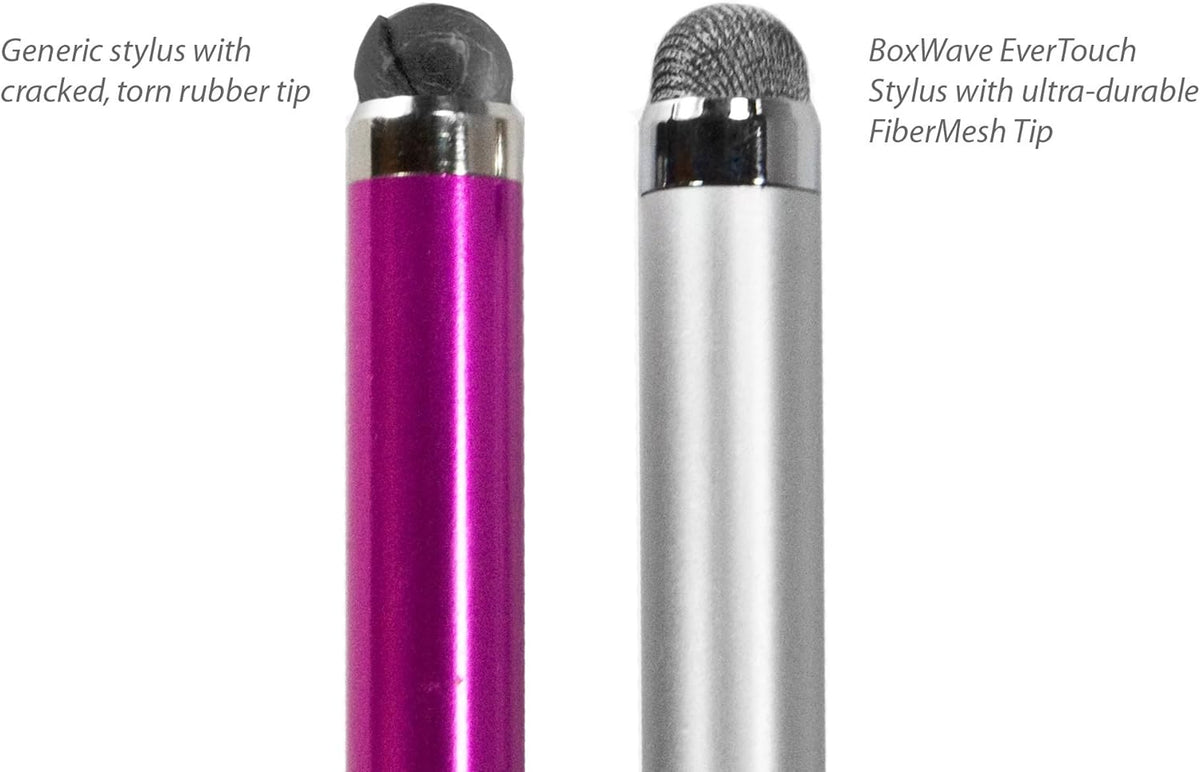 BoxWave Stylus Pen - EverTouch Capacitive Stylus for MobileDemand xTablet Flex 10B - Jet Black