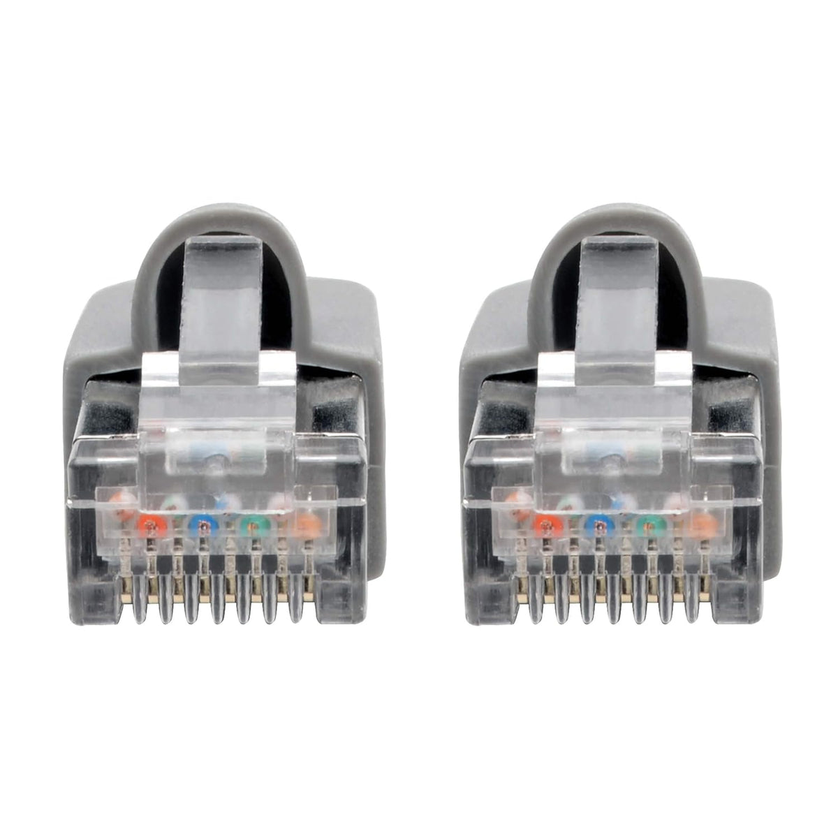 Tripp Lite Cat6a 10G Ethernet Cable, Snagless Molded STP Network Patch Cable, Gray, 12 Feet