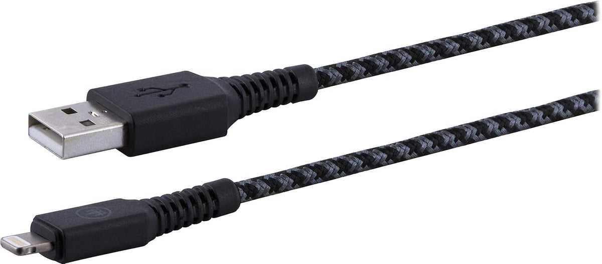 EcoSurvivor 8 ft Lightning Cable, USB-A to Lightning Connector, Apple MFi Certified, Compatible with iPhone 12/11/Xs