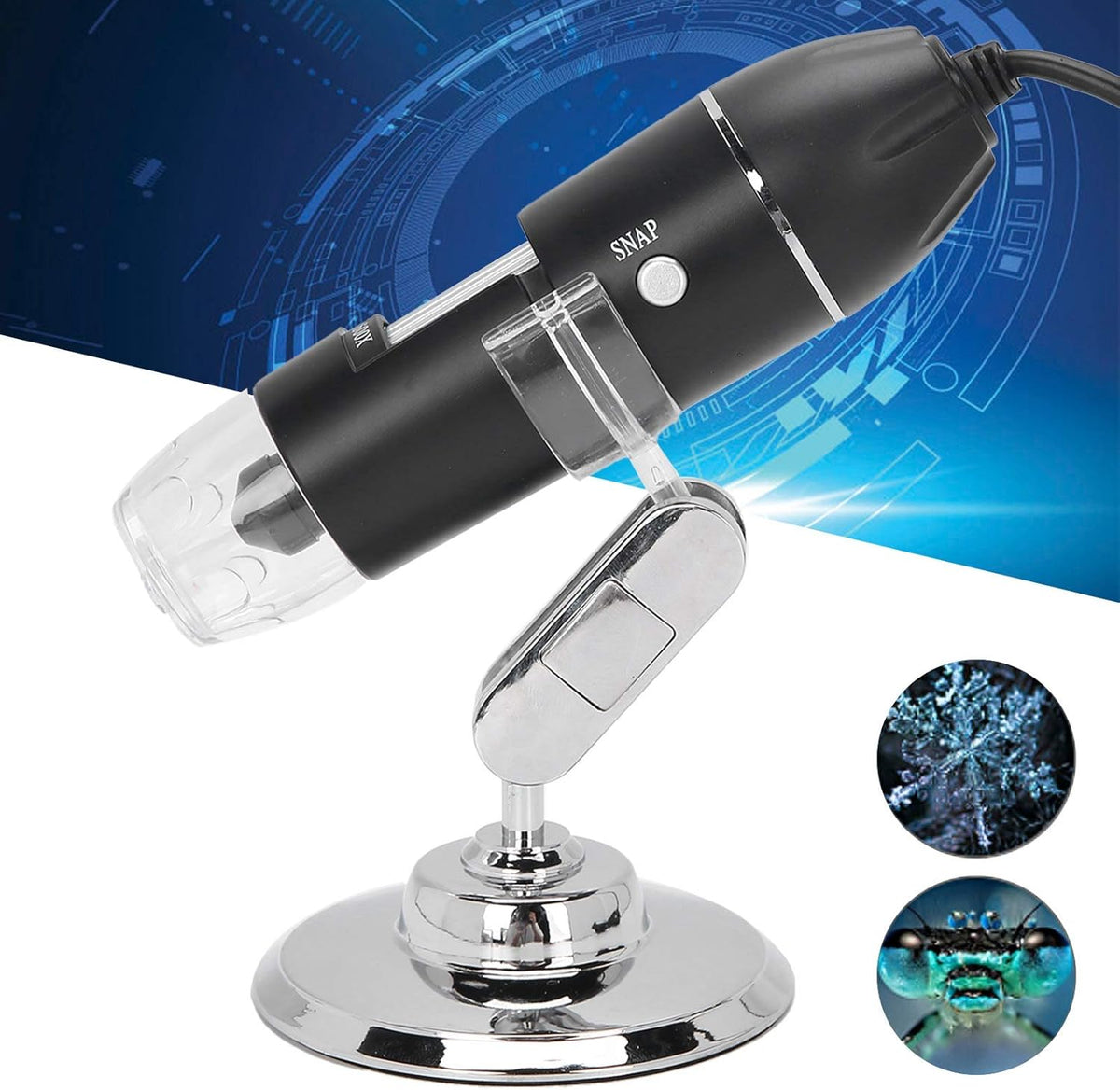 Electronic Microscope for Jewelry, Coin, Collection, and Textile Inspection